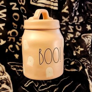 Rae Dunn Pink Boo Jar Ghosts Halloween